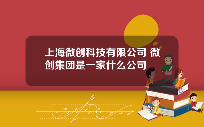 上海微创科技有限公司 微创集团是一家什么公司